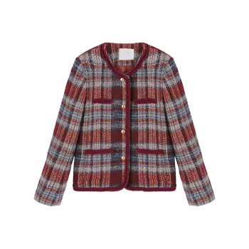 XIANGYING Jackets & Coats Women's Red