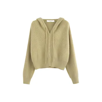 Tonlion Knitwear Women's Mustard Green