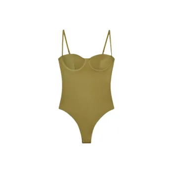 ZARA Bodysuits Women's Olive Green