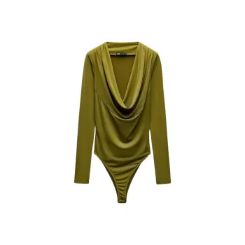 ZARA Bodysuits Women's Green