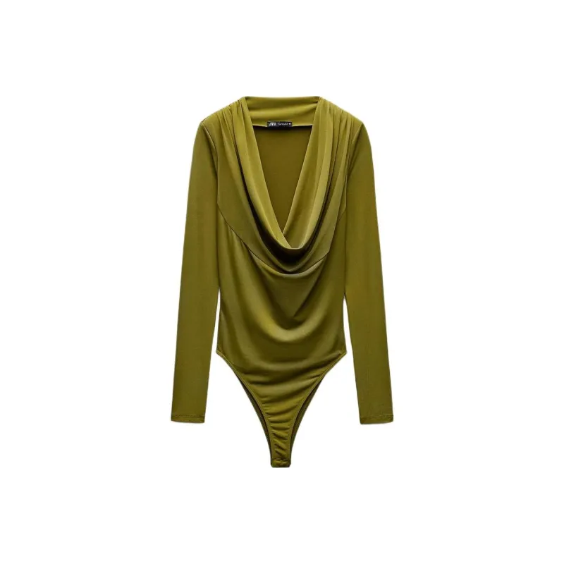 ZARA Bodysuits Women's Green-0