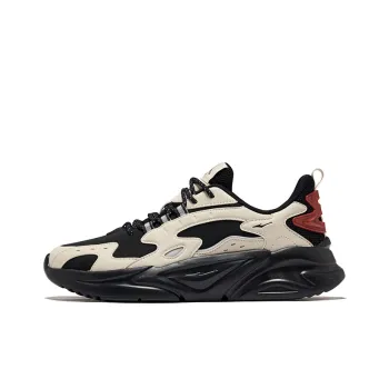 Erke Cushioning, Slip Resistant, And Breathable Low Top Chunky Sneakers Men's Black Gray