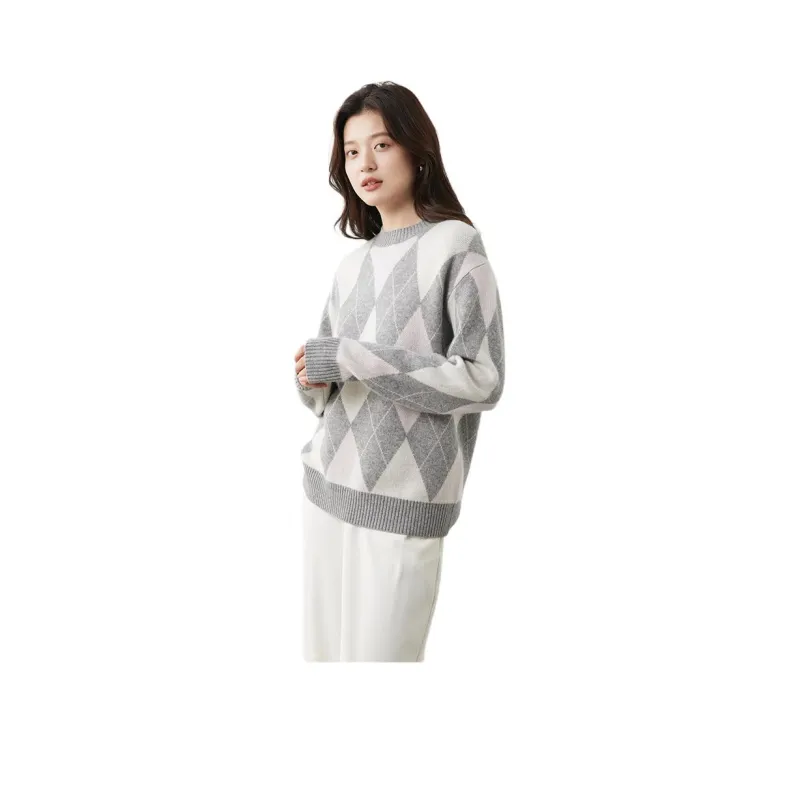 SNOWFORTE Cashmere Sweater Women's Moon Gray-0