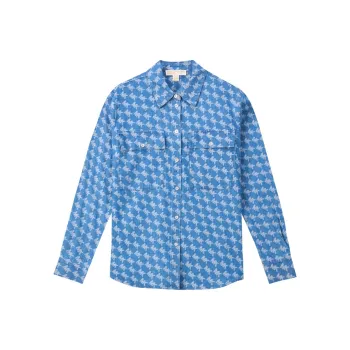 MICHAEL KORS SS25 Shirt Women's Denim Blue