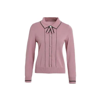 QIAOWANNI Knitwear Women's Mist Pink