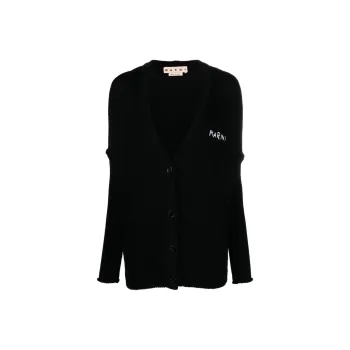 MARNI V Neck Cardigan 'Black'