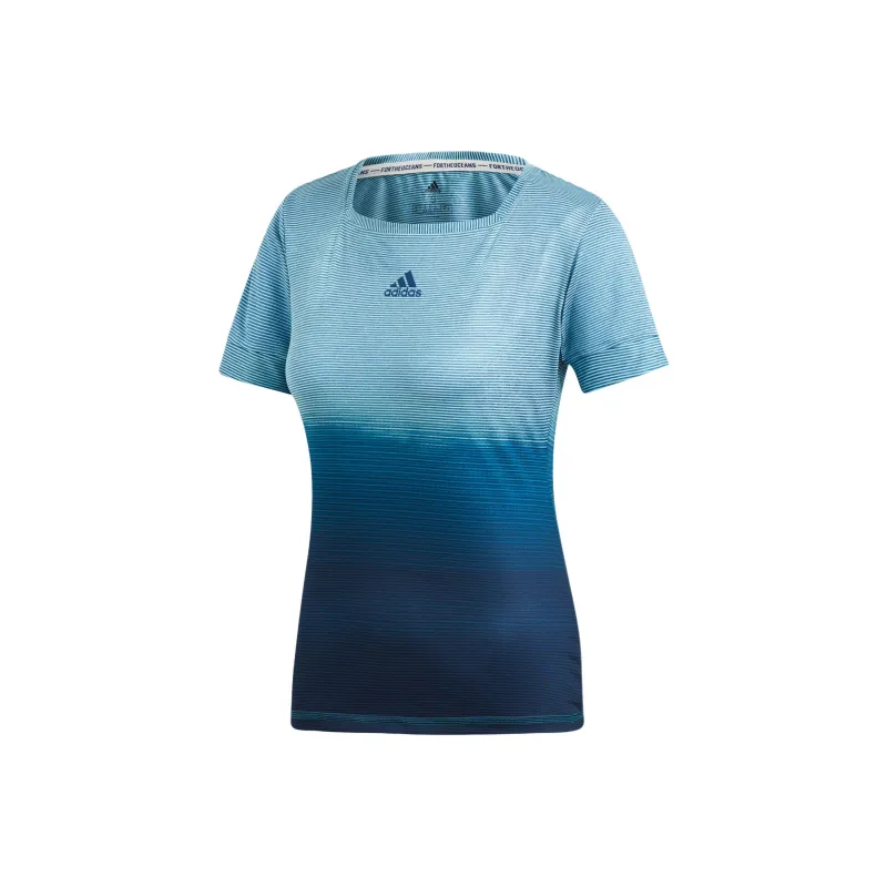 Adidas Tennis T-Shirt Women's Blue-0