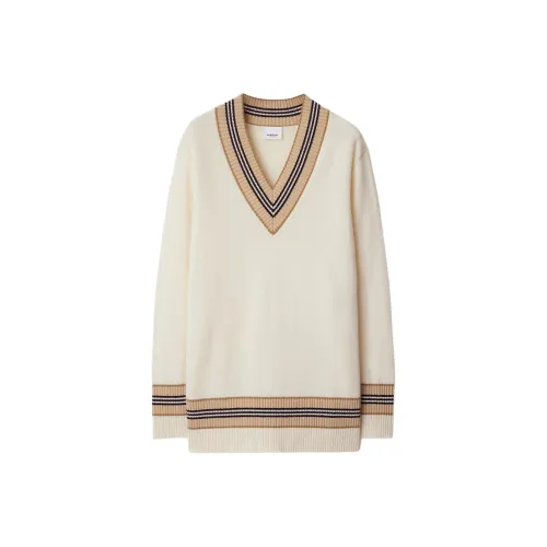 Burberry SS24 Cashmere Sweater Women's Vanilla