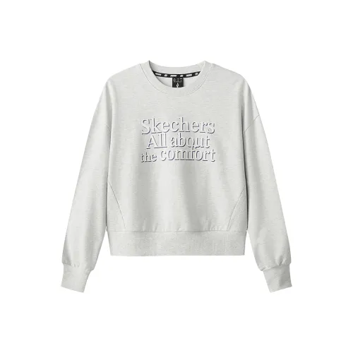 Skechers Sports Life Collection Sweatshirt Women's Light Heather Gray
