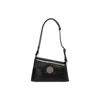 COURONNE Cow Leather Shoulder Bag Women's Multicolor Black/Multicolor White
