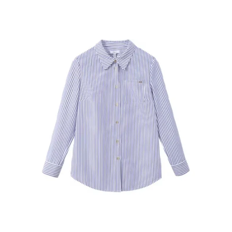 FINITY Shirt Women's Blue White Stripes-0