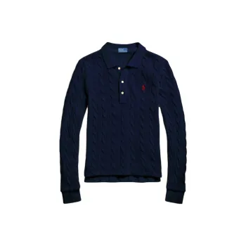 Polo Ralph Lauren Cable knit Cotton Polo Shirt