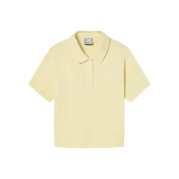 New Balance Polo Shirt Women's Light Yellow