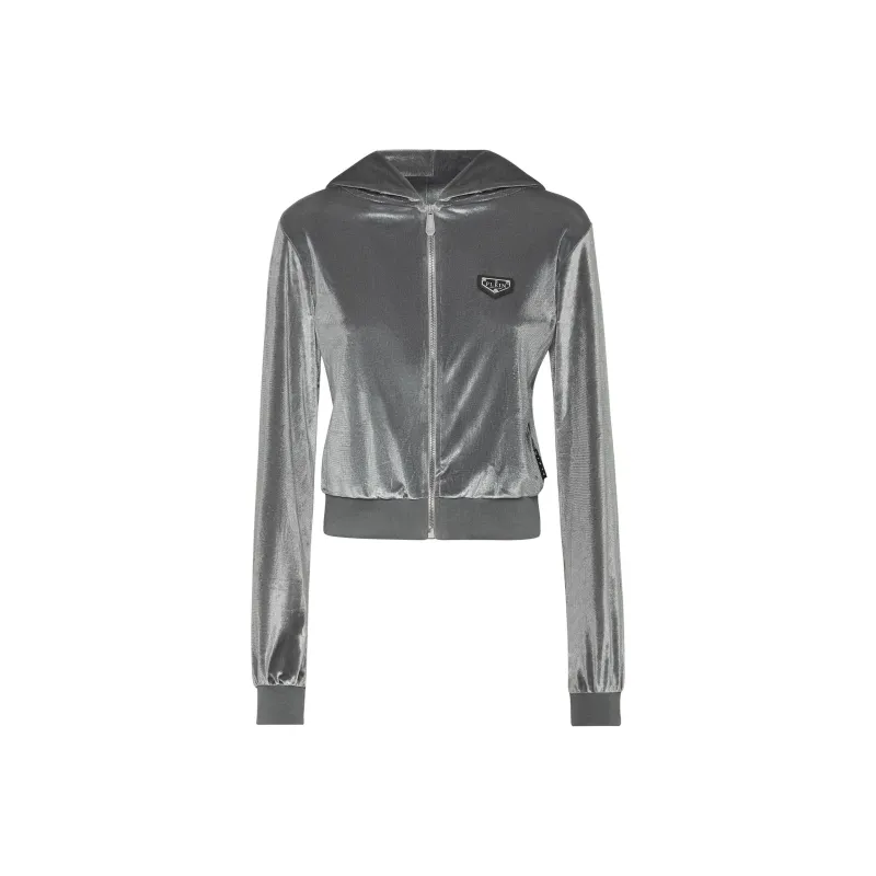 PHILIPP PLEIN Crystal Signature Hoodie-0