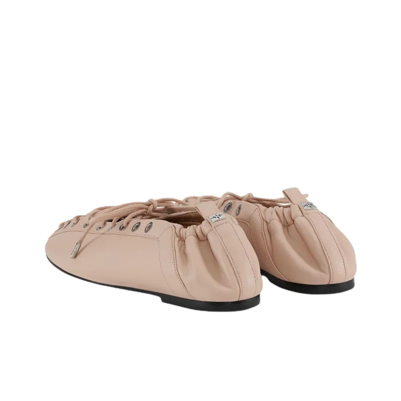 GANNI Frappe Casual Single Shoes Women's Beige Pink-2