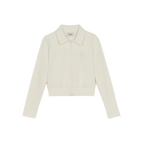 MLB New York Yankees Jackets Coats Women's Cream White