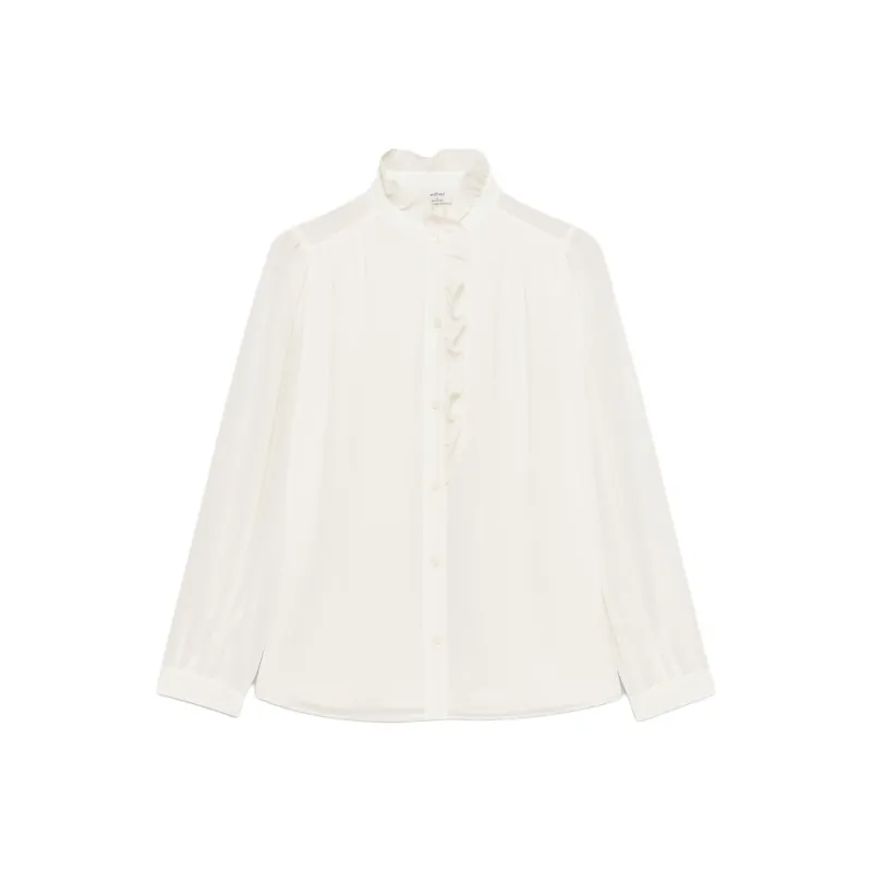 ARITZIA Wilfred Valentina Blouse Shirt Women's Light Birch/Light Birch-0