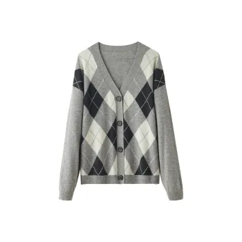 SNOWFORTE Cashmere Sweater Women's Moon Gray