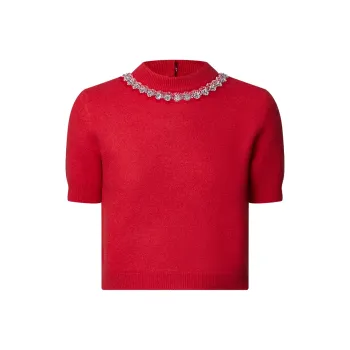 LOUIS VUITTON Jewel Button Knit Top