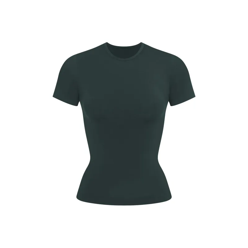 SKIMS T-Shirt Women's CYPRESS/Cypress Green-0