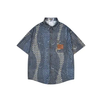 YUZHAOLIN Shirts Unisex Blue
