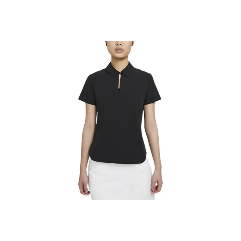 Nike Dri Fit Flex Ace Polo Shirt Women's Black-0