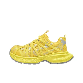 LOMOQUEEN Slip Resistant, Breathable, Height Increasing Low Top Chunky Sneakers Women's Quantum Lemon Dance