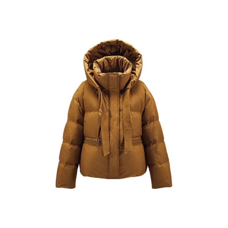 XIANGYING Down Jacket Women's Orange-0