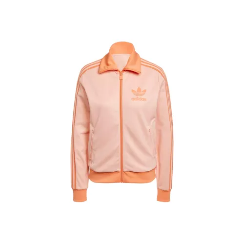 Adidas Women's Beckenbauer Track Top Glow Pink