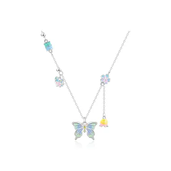 Lao Feng Xiang S925 Silver Necklaces Women's