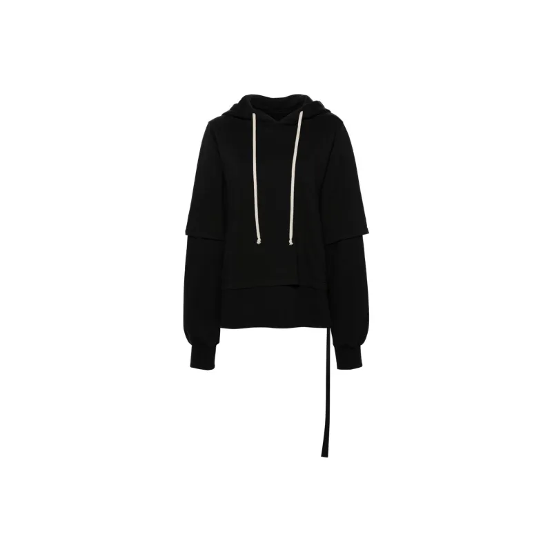 Rick Owens DRKSHDW Hustler Organic Cotton Hoodie-0