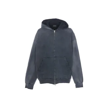 Balenciaga Graphic Printed Zip Up Hoodie