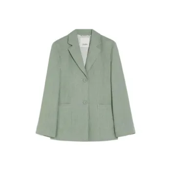 'S MAX MARA Socrates Single-breasted Linen Blazer