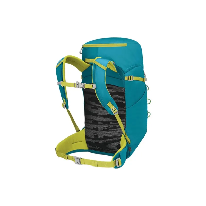 OSPREY Mountaineering Bag Outdoor Bag Recycled Nylon 28L Peacock Blue Kids'-2
