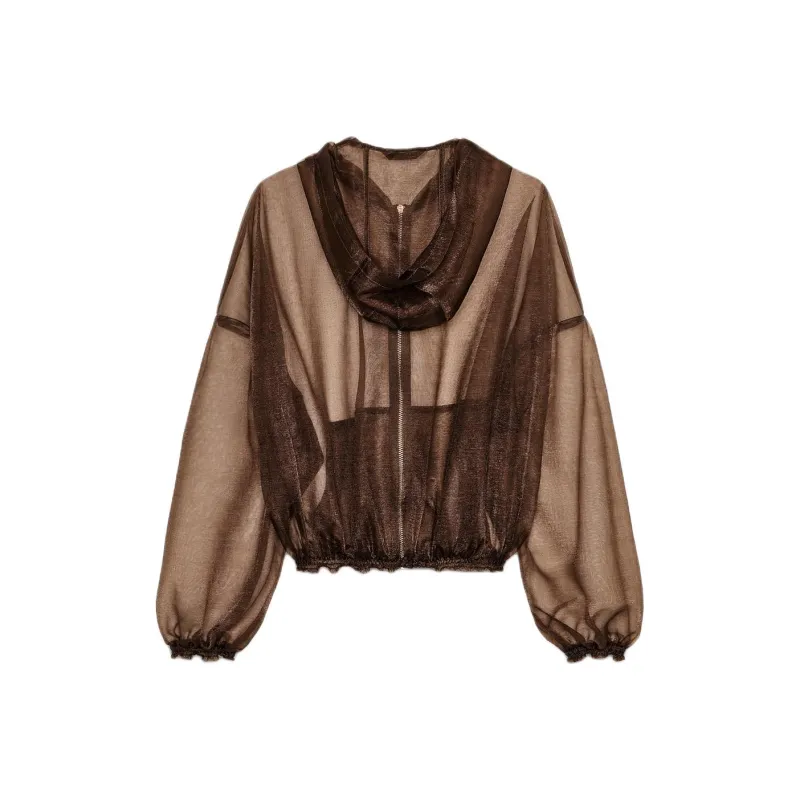 ZARA Jackets & Coats Women's Brown-1