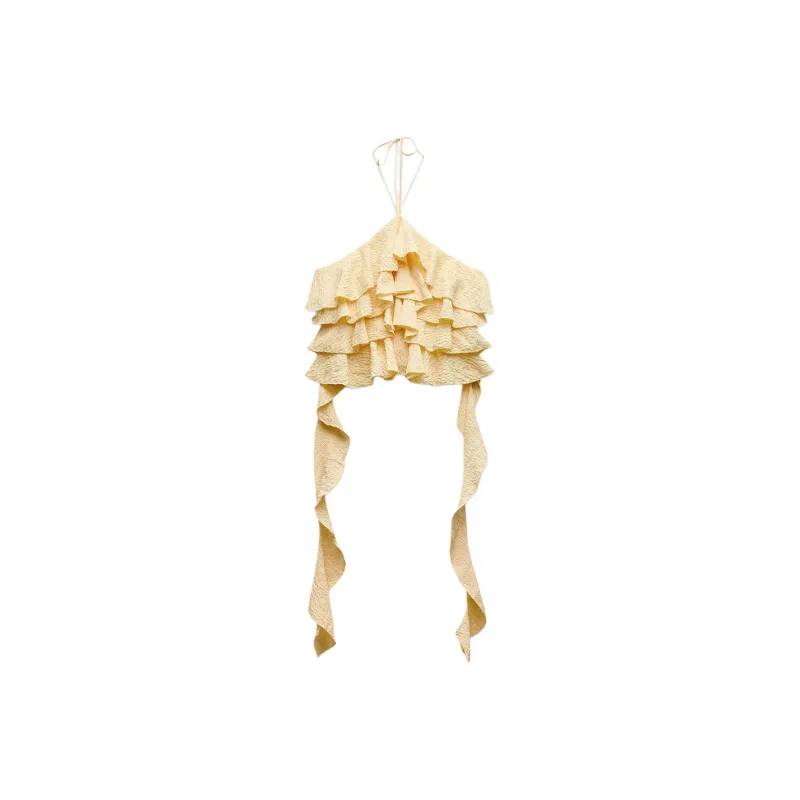 ZARA Camisoles Women's Yellow-0