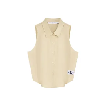 CALVIN KLEIN Shirt Women's Bean Puree Yellow