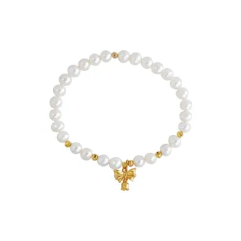 Kiyono Set Freshwater Pearl Bracelets Women's