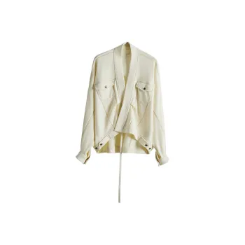 Rizhuo Jackets Coats Women's Uncharted White