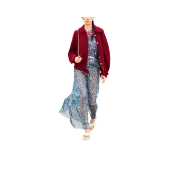 CHANEL Knitwear Women's Burgundy