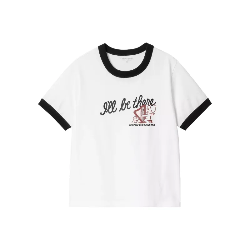 Carhartt WIP W' S/S FW24 Drop Shoulder Sleeve T Shirt Women's White-0