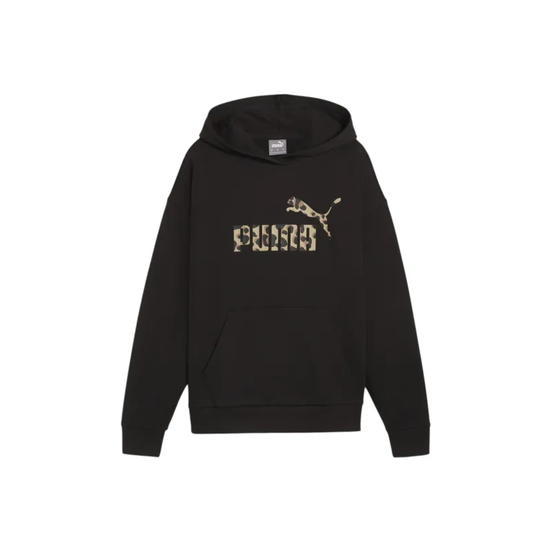 PUMA Sudadera Con Capucha De Vellón Con Cierre Completo Para Mujer Logotipo Pequeño Essentials No. 1-0