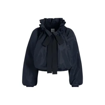 Patou Iconic Drawstring Faille Top