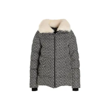 BALMAIN Down Jacket Women's Black White