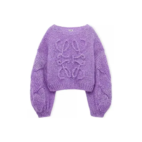 LOEWE Anagram Sweater 'Lavender'