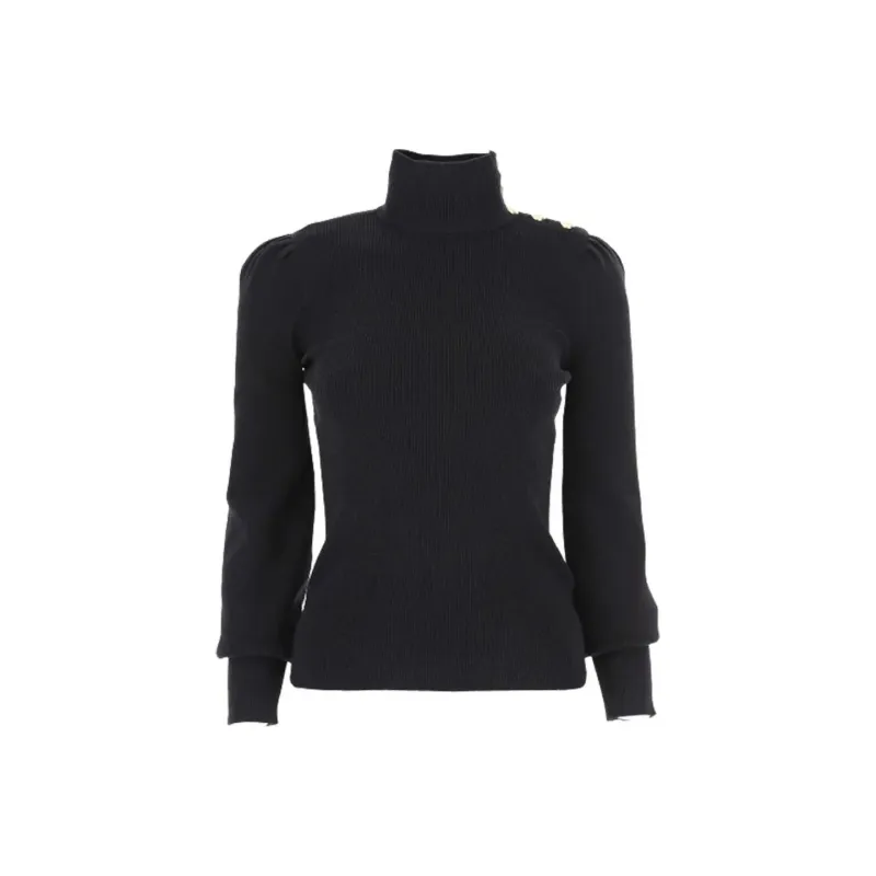 Ralph Lauren Embellished Turtleneck Sweater-0