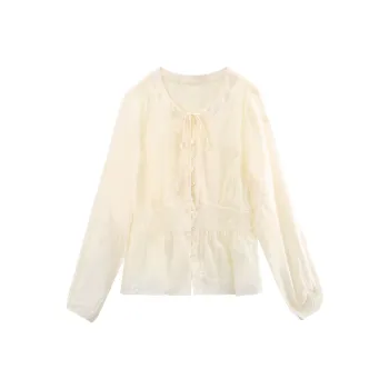 A Paradise For Awakening Shirt Women's Beige