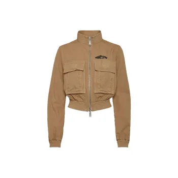 DSQUARED 2 Stand Up Collar Short Jacket
