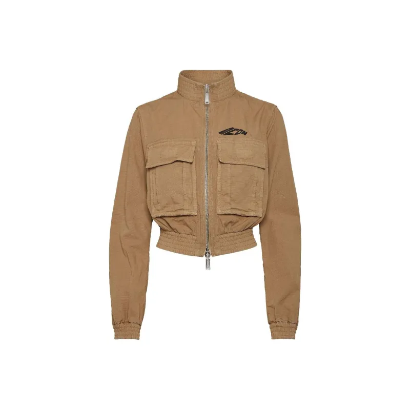 DSQUARED 2 Stand Up Collar Short Jacket-0