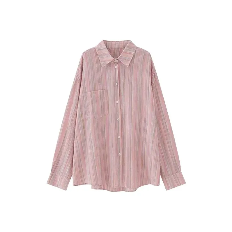 HUINIAN Shirts Women's Pink-0